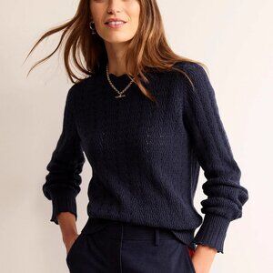 Boden Pointelle Stitch Sweater
